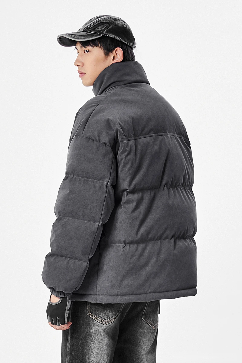 Customize winter men's and women's windproof and warm casual cotton coats and down coats. detail