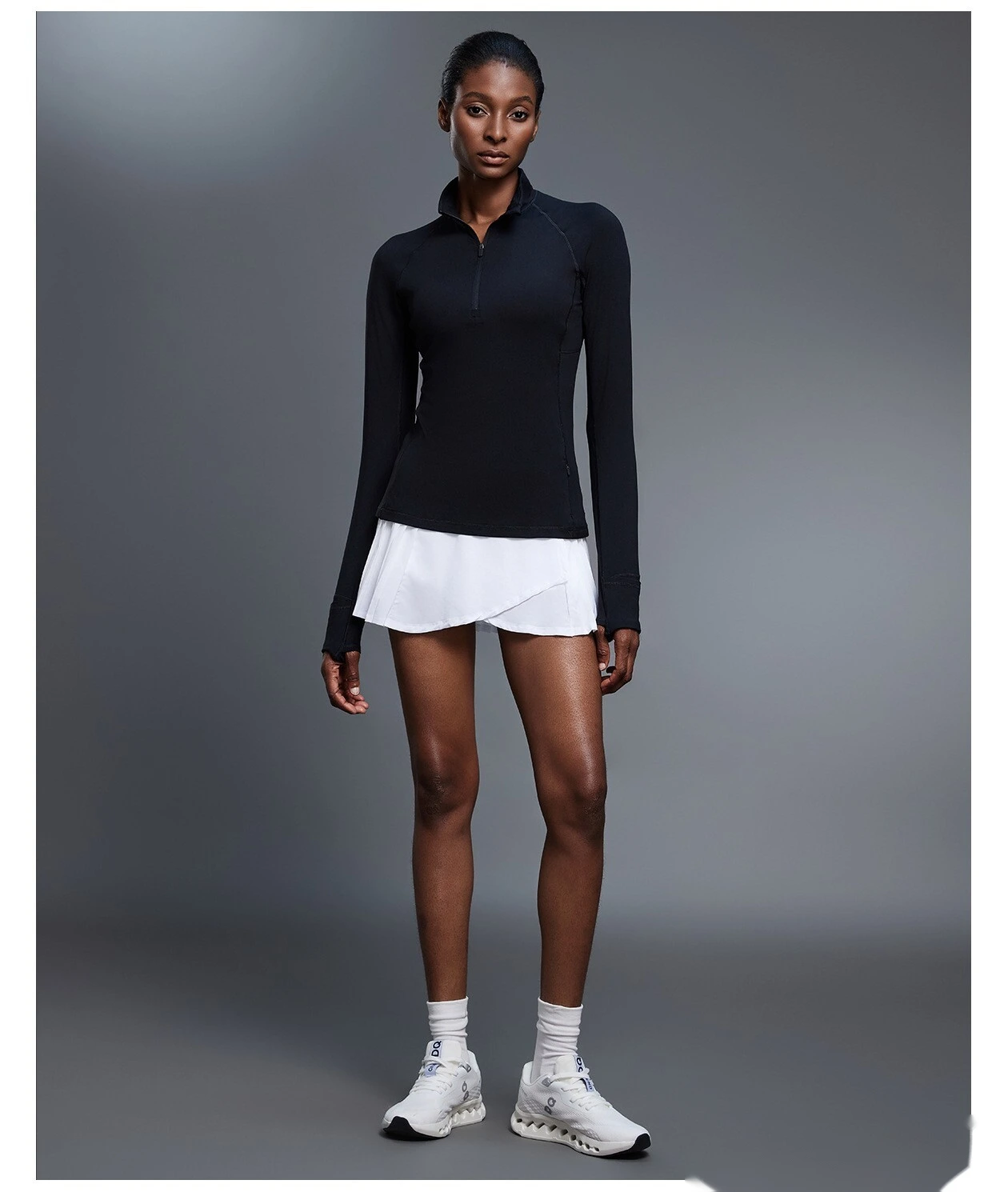 Customize autumn long-sleeved yoga clothes, slim fitness tops and running T-shirts. detail
