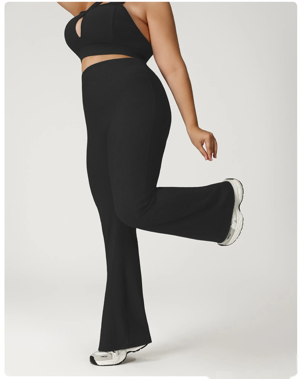 Customized plus size sports bra yoga bra gathers sexy beauty back running fitness vest women. detail