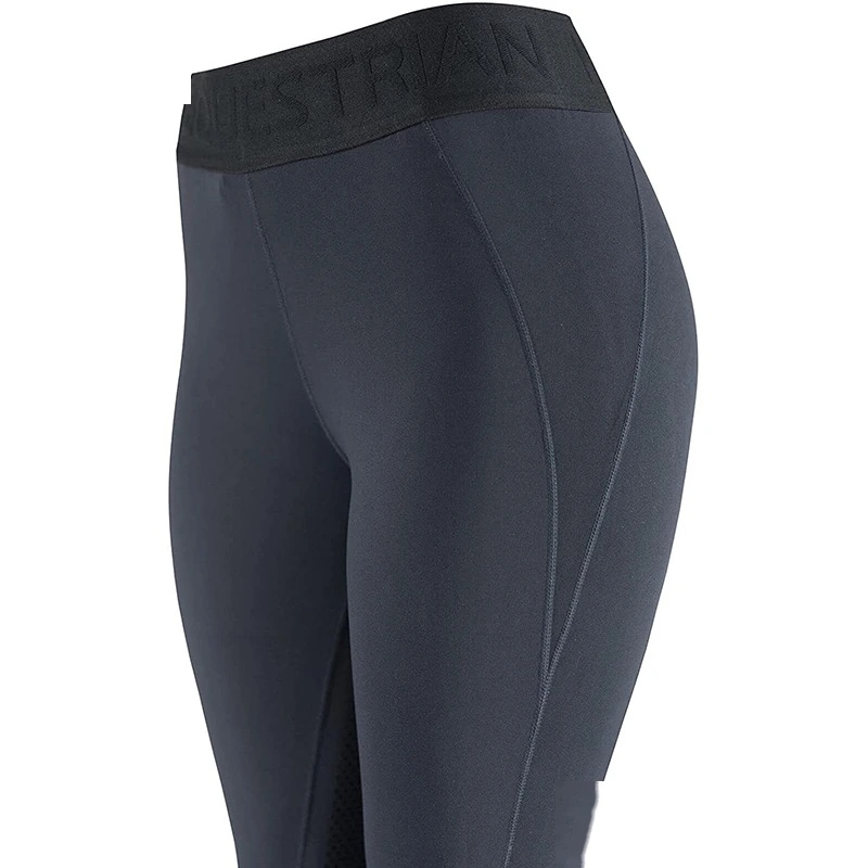 Women jodhpurs full seat silicone grip horse riding tights breeches pants detail