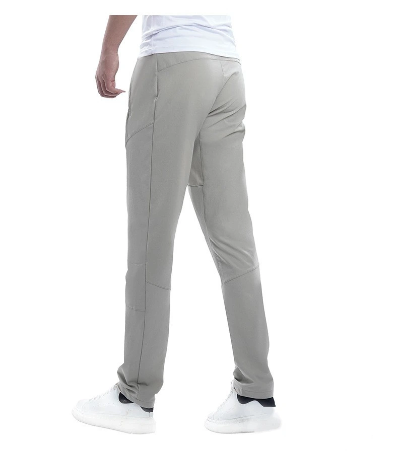 Customized outdoor mountaineering quick-drying pants men's woven casual plus-size sports running pants detail