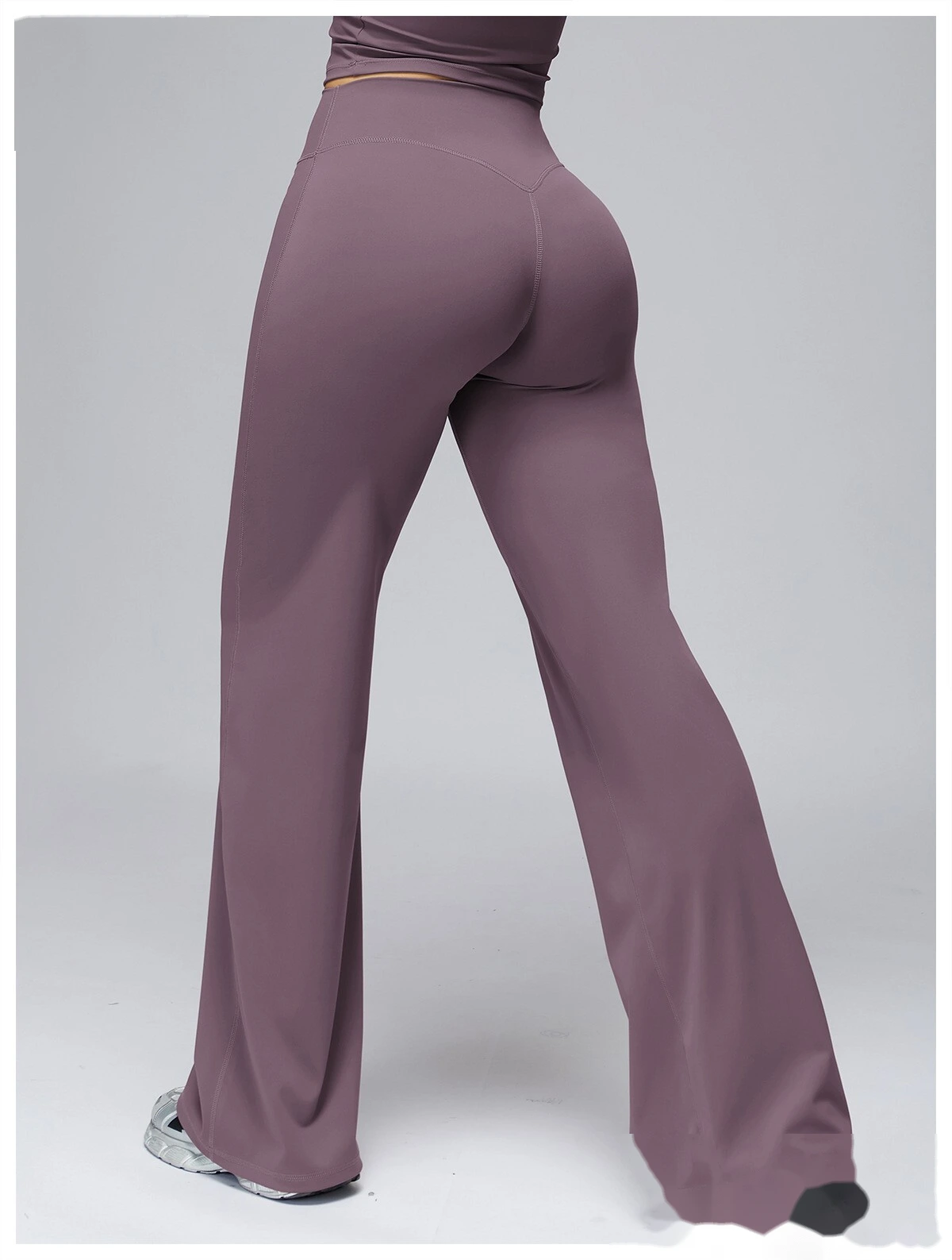 Customized High-Elastic High-Waisted Wide-Leg Casual Sports Yoga Pants - Athletic Fitness Long Pants detail