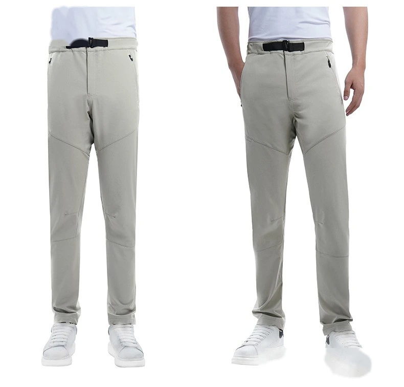 Customized outdoor mountaineering quick-drying pants men's woven casual plus-size sports running pants detail
