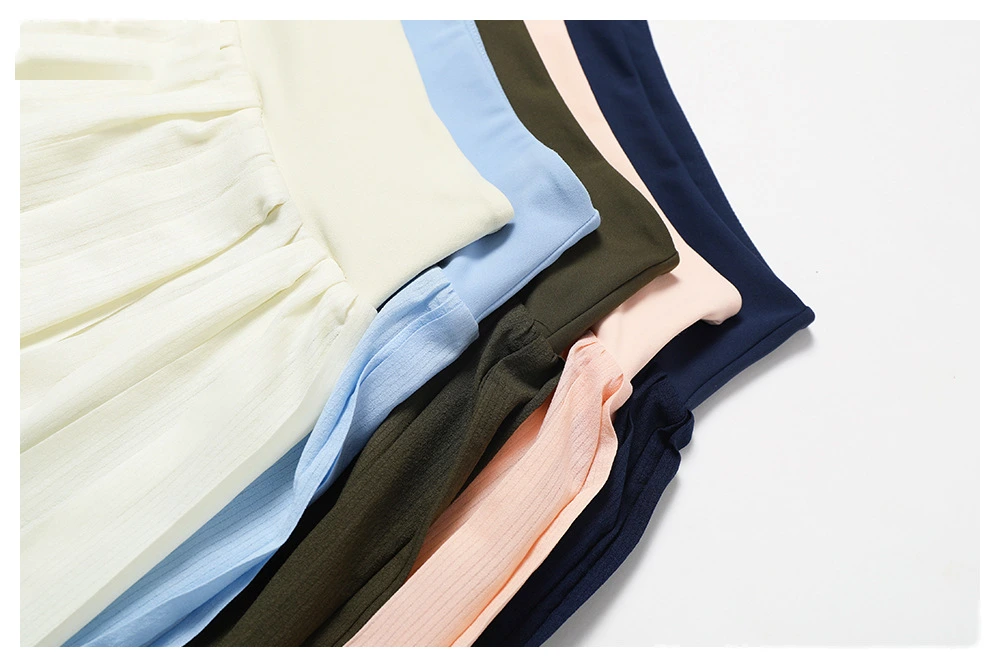 Women 2 in 1 quick dry running tennis skirts pleats fitness workout skirts detail