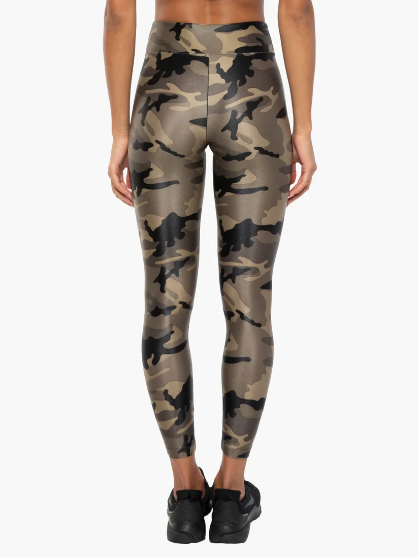 Quality Classic camouflage printed yoga fitness pants with high waist and hips Factory detail