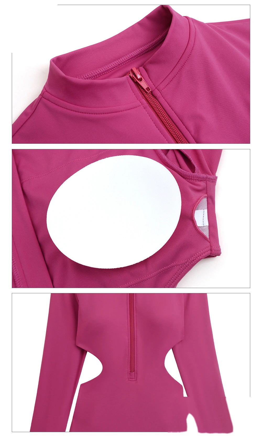 Quality Customized hollow waist long sleeve yoga clothes jumpsuit women's fitness clothes Manufacturer detail