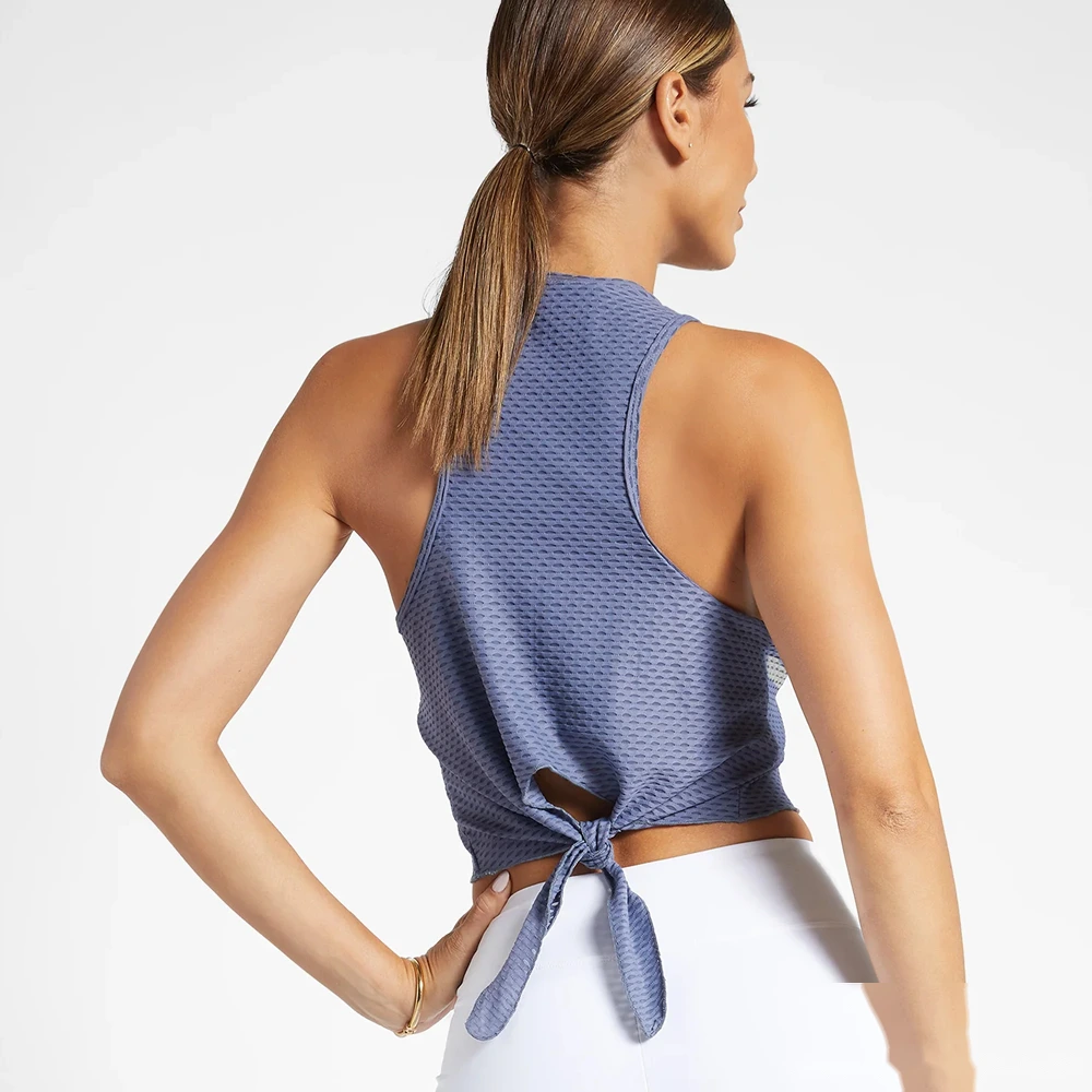 Fashion sports smock sleeveless vest comfortable mesh sports T-shirt detail