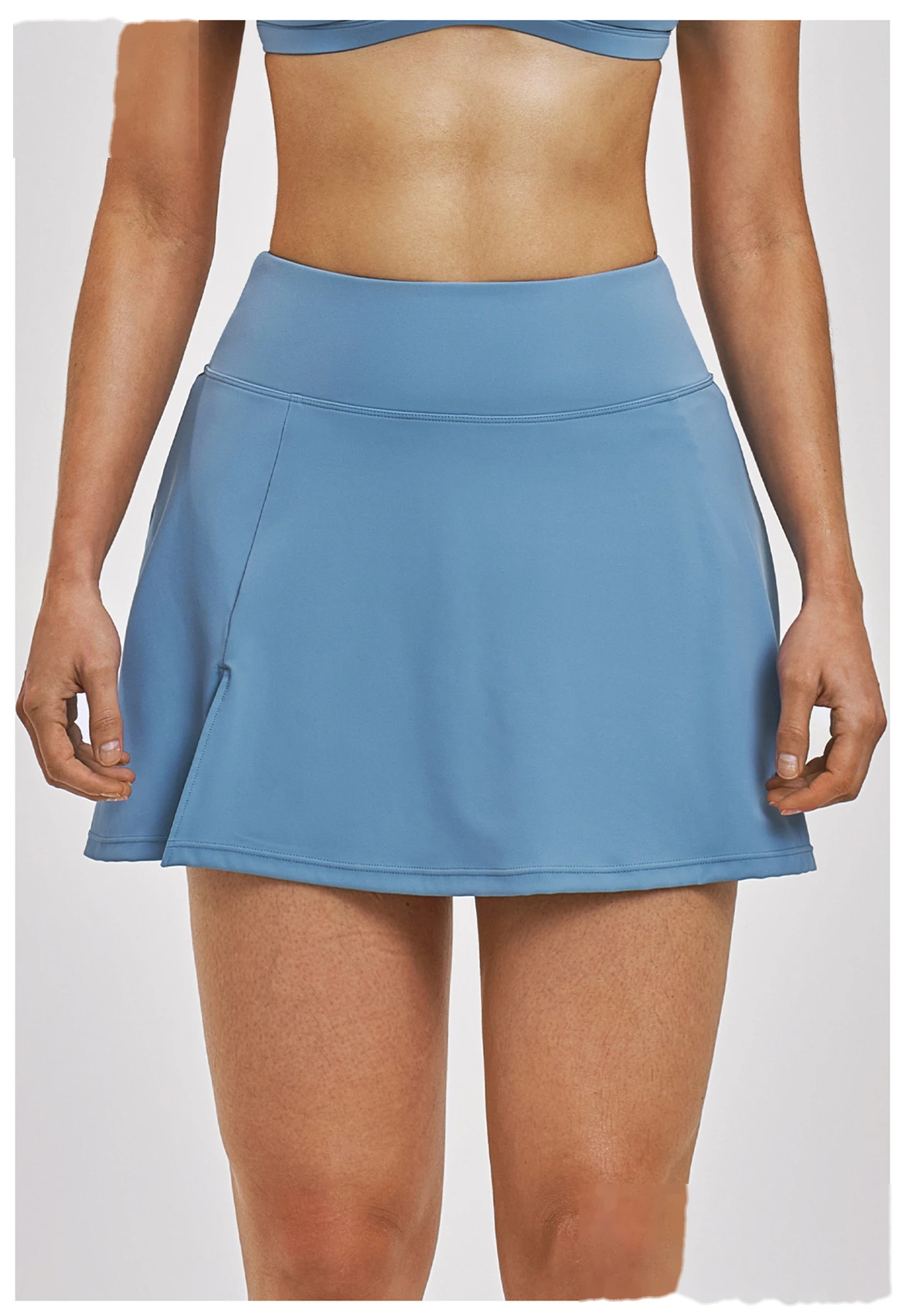 Custom Women’s A-Line Tennis Skort Anti-Exposure Liner Shorts Quick Dry Running Sports Skirt detail