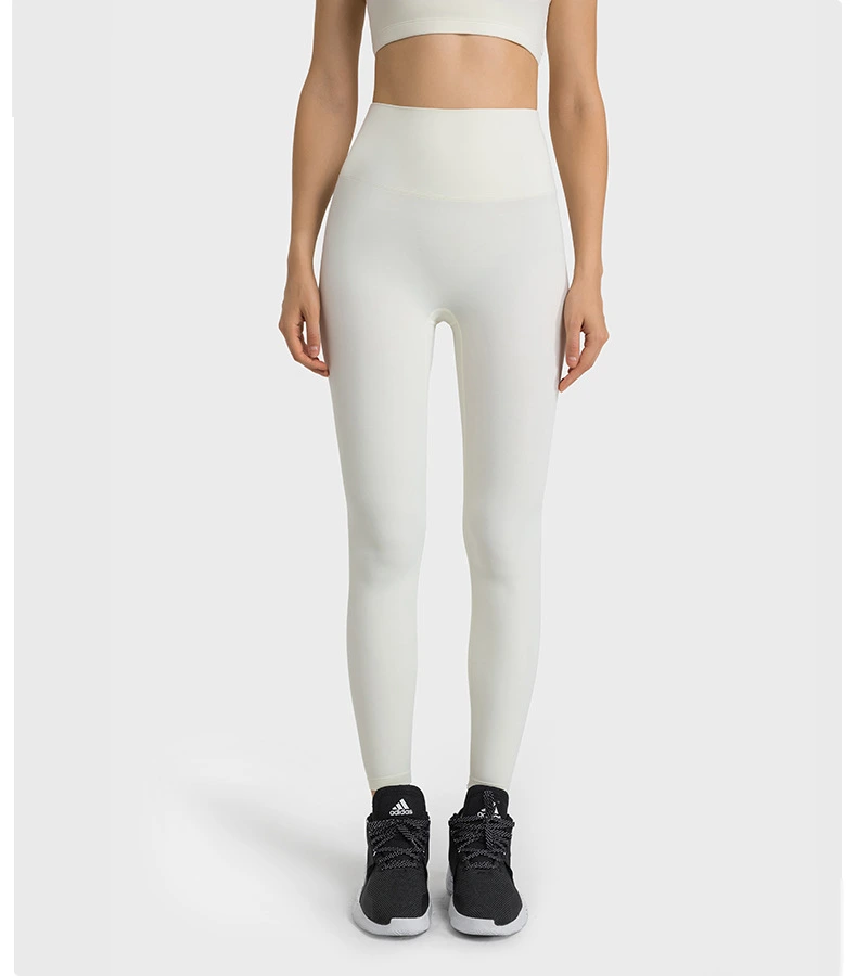 Women high waist leggings tummy control high stretch yoga pants detail