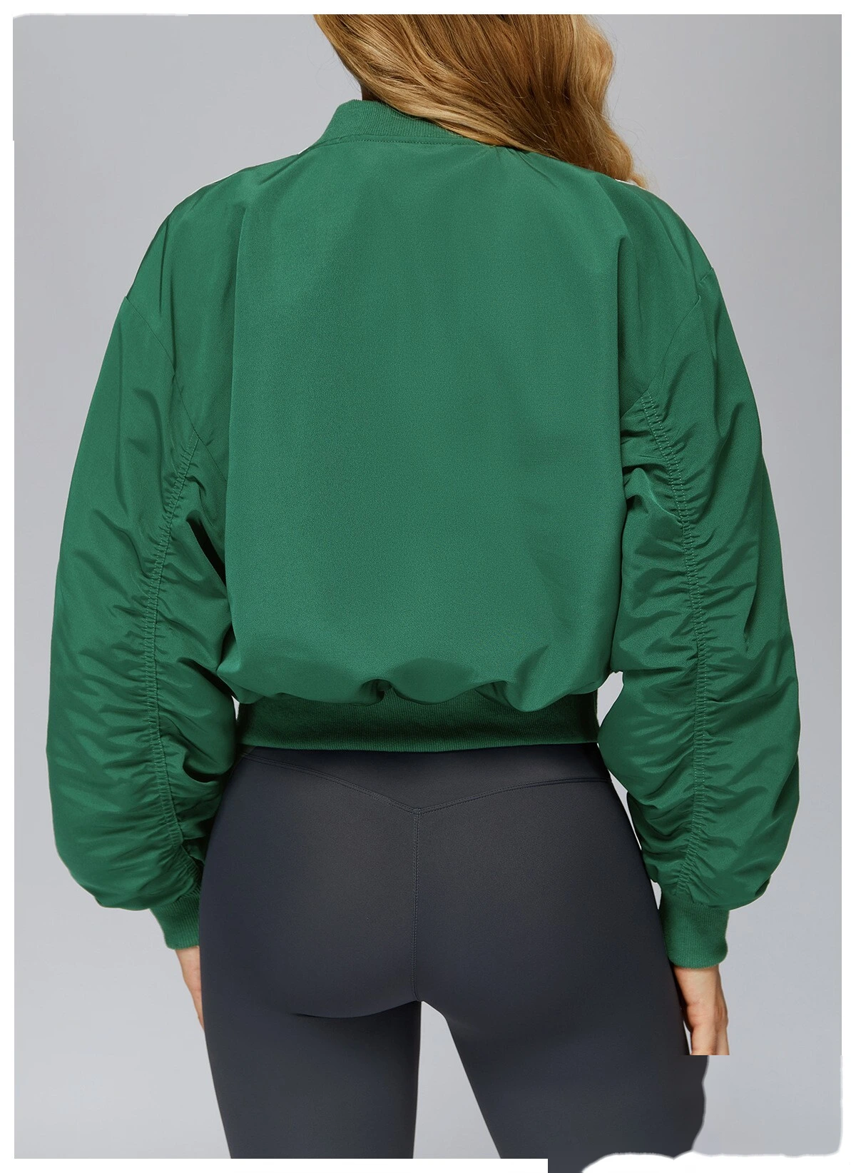 Customized cotton-padded jacket coat pocket zipper warm sports coat outdoor mountaineering running coat detail