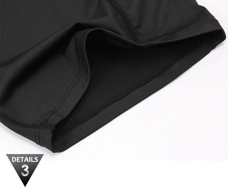 Men pro fitness compression shorts running train quick dry tights pants detail
