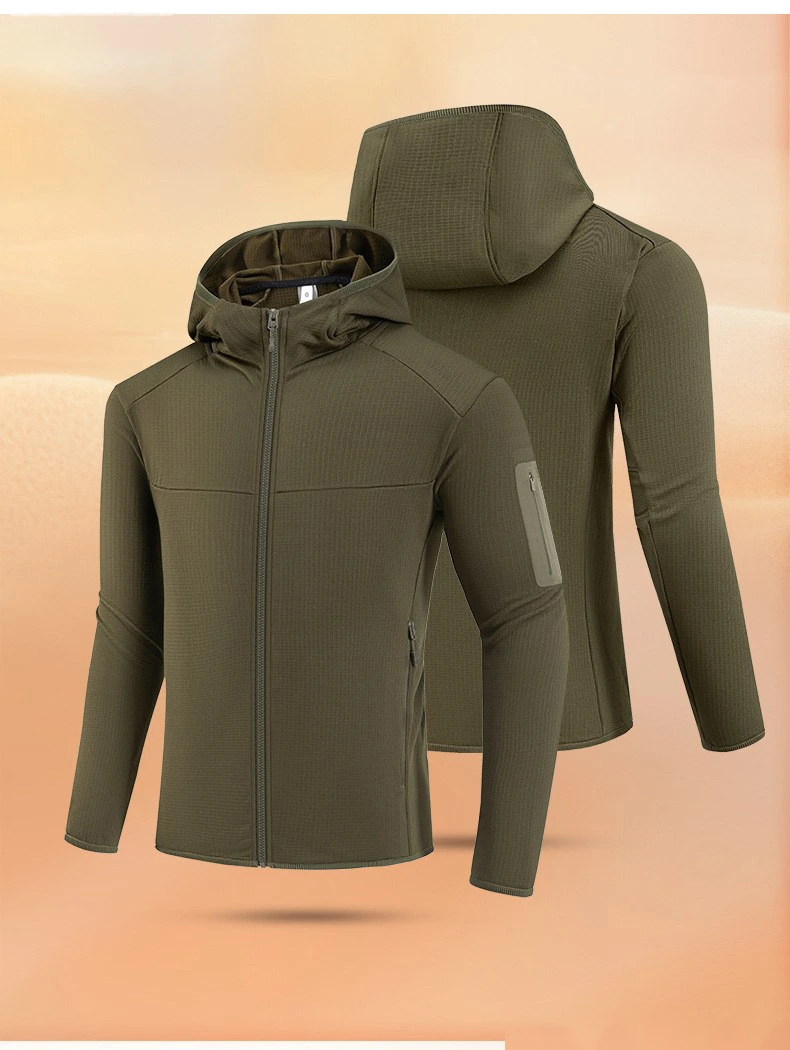 Custom Autumn Winter Men’s Business Jacket - New Fashion Stand-Collar Hooded Warm Outdoor Coat detail