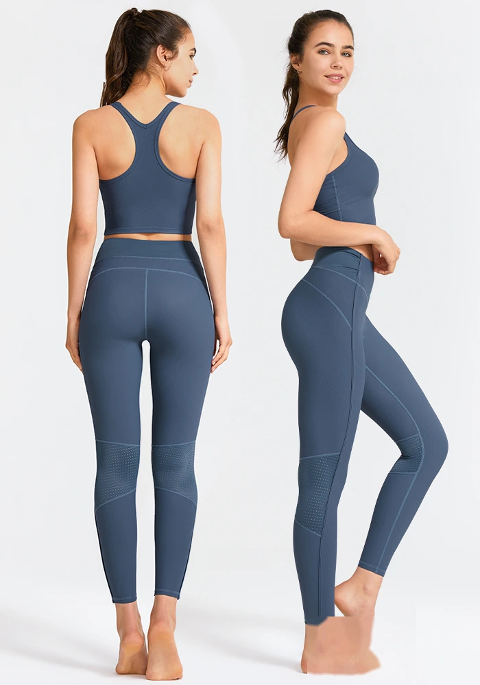 Womens soft tummy control sliming yoga pants high waist leggings detail