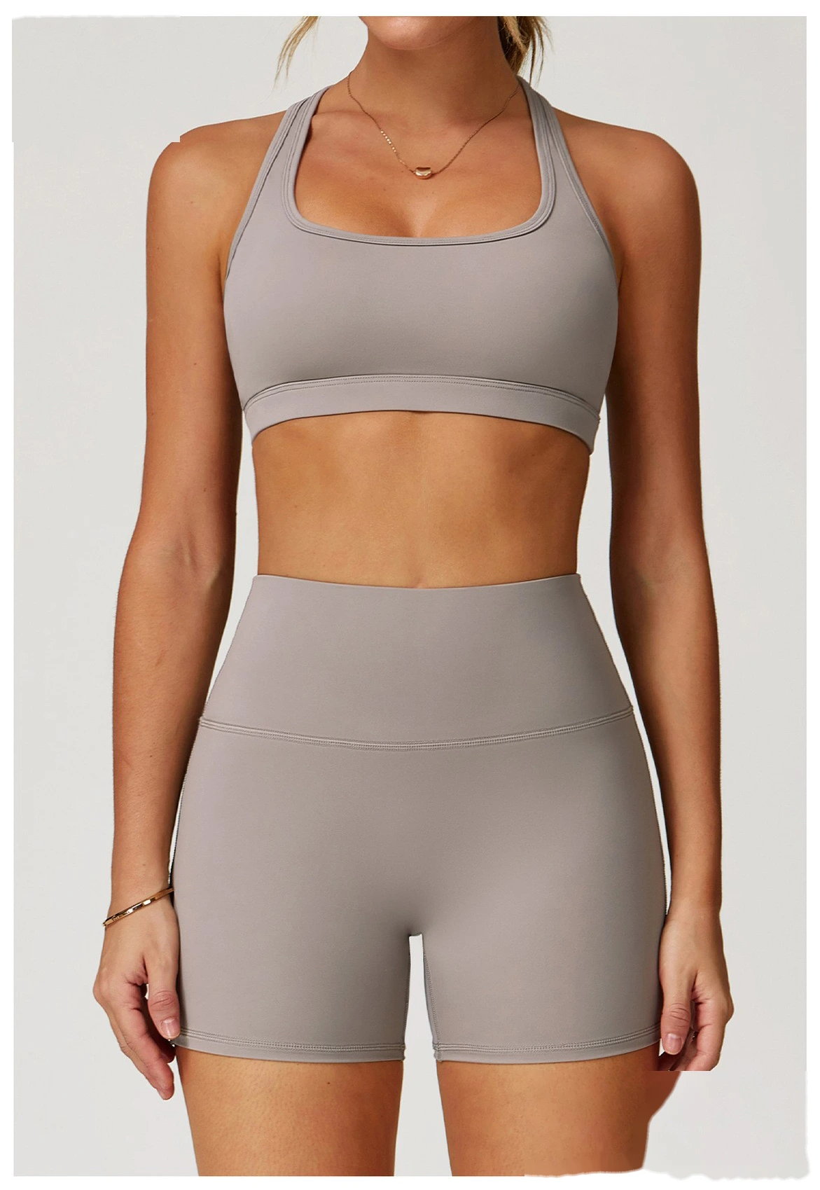 Customized beauty back yoga bra quick-drying sports bra running fitness bra detail