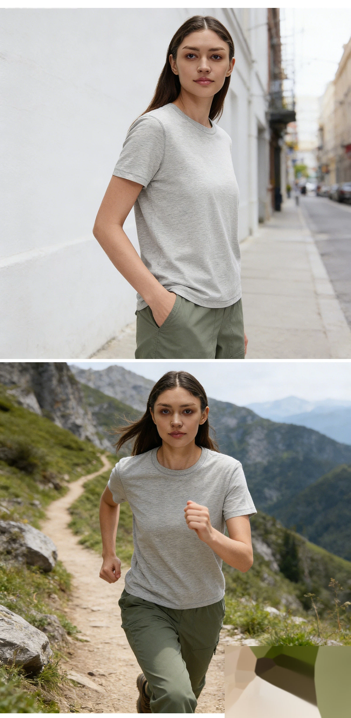 Bulk Custom Crew Neck Sports Top - Women's Summer Quick-Dry Lightweight Pilates Yoga Gym Running Activewear detail