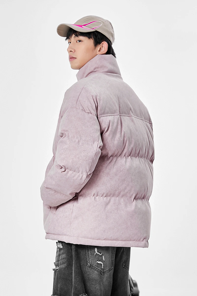 Customize winter men's and women's windproof and warm casual cotton coats and down coats. detail