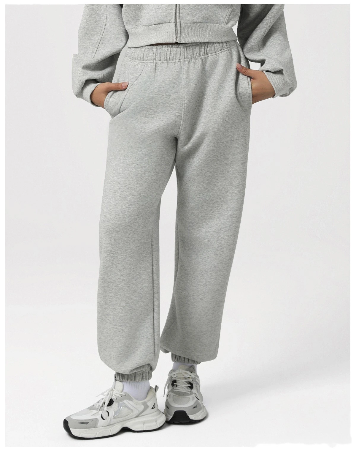 Custom New Style Casual Cuffed Pants - Loose, Slim-Fitting with Pockets for Sports & Fitness detail
