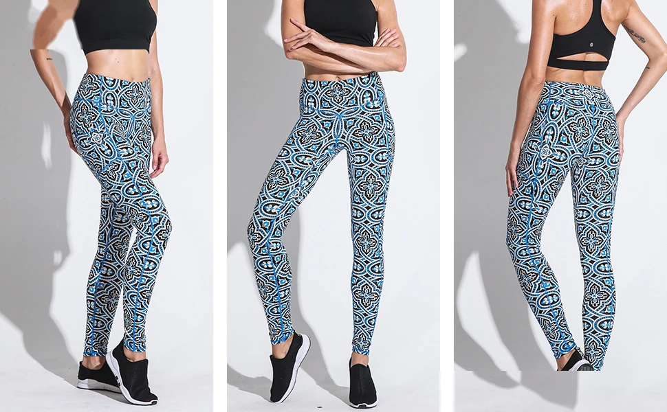 Quality Exercise and fitness tights high waist female yoga pants waist leg elastic leggings pants Manufacturer detail