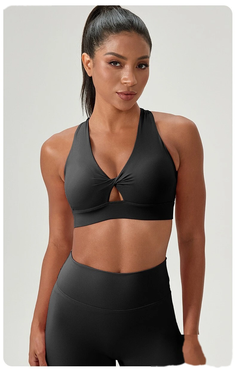 Custom EU/US Style Yoga Bra | Removable Pads, Quick-Dry, Buckle Design, Shockproof for Running & Fitness detail