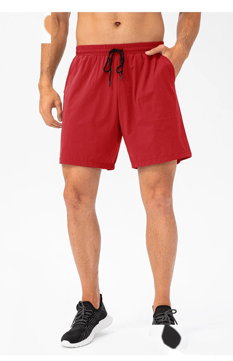 Customized men's summer loose running fitness shorts light and breathable quick-drying leisure sports pants. detail