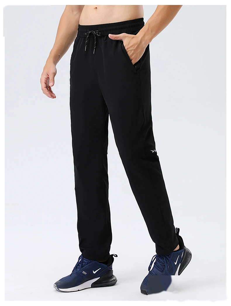 Customized sports quick-drying pants men's outdoor running fitness yoga leisure training pants detail