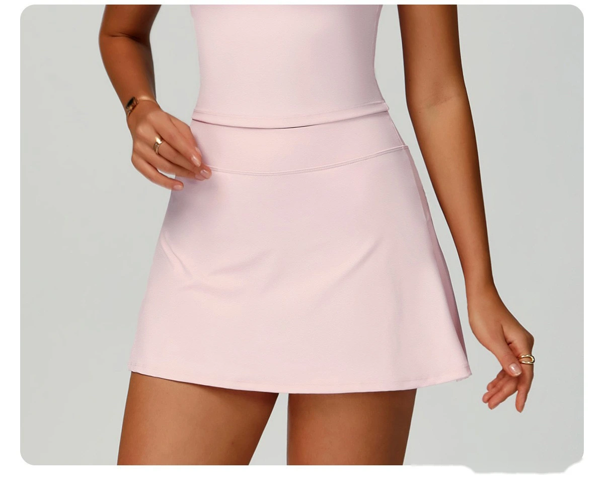 Customized sports skirt anti-exposure skirt pocket skirt women's tennis skirt yoga fitness suit detail