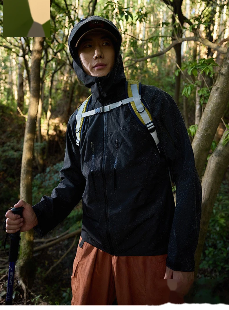 Customized men's and women's outdoor jackets, casual couples' jackets are loose, windproof and waterproof. detail
