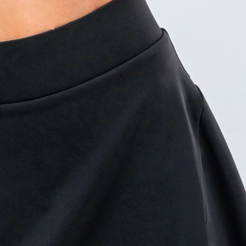 Women pleated tennis skirts athletic golf skorts with zip pocket detail