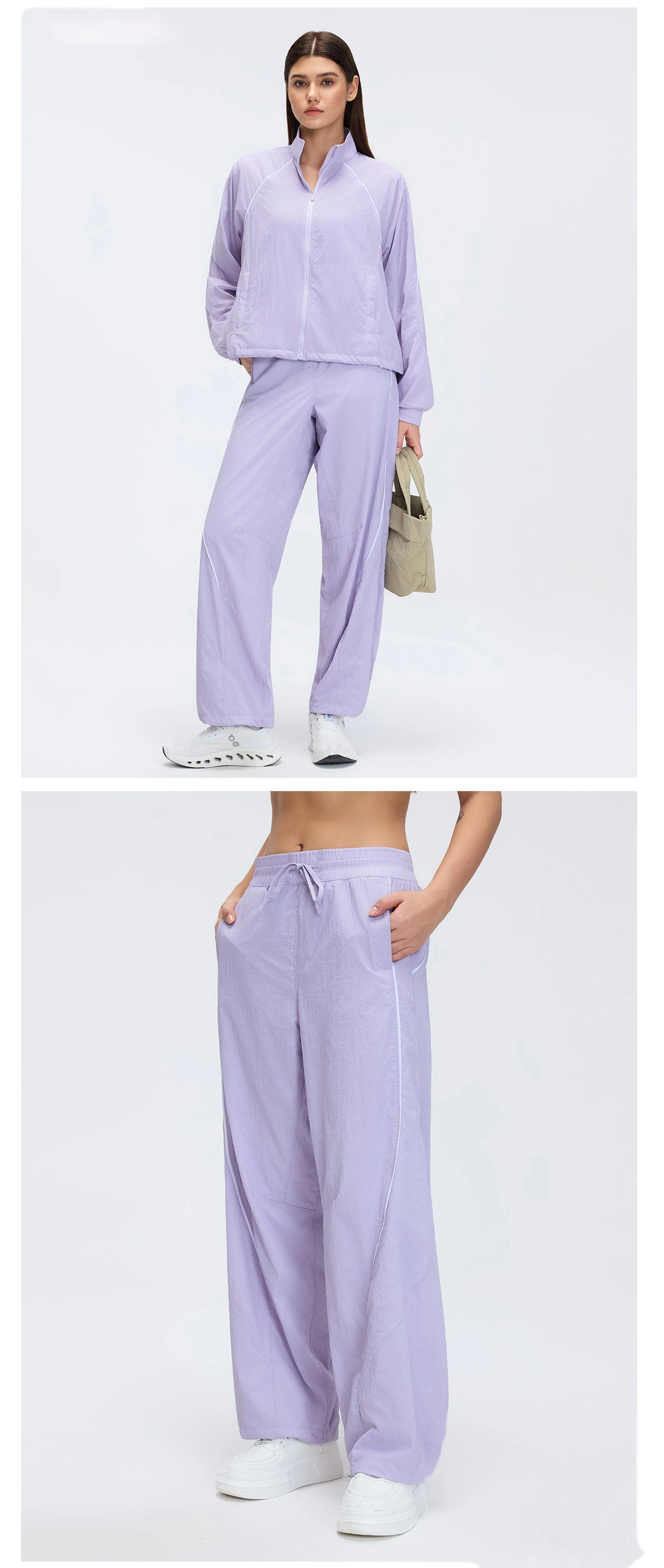 Custom Convertible Sweatpants - Women's Spring-Summer Loose Breathable Casual Sports Pants detail