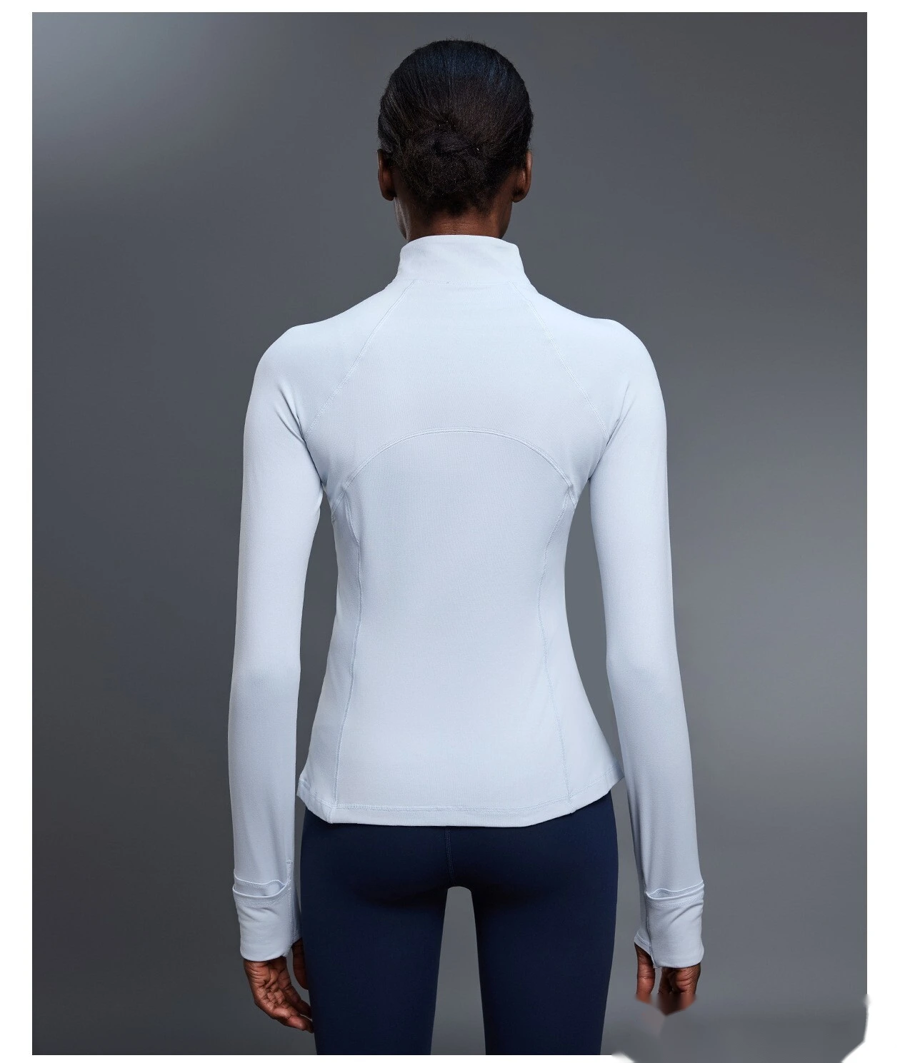 Customize autumn long-sleeved yoga clothes, slim fitness tops and running T-shirts. detail