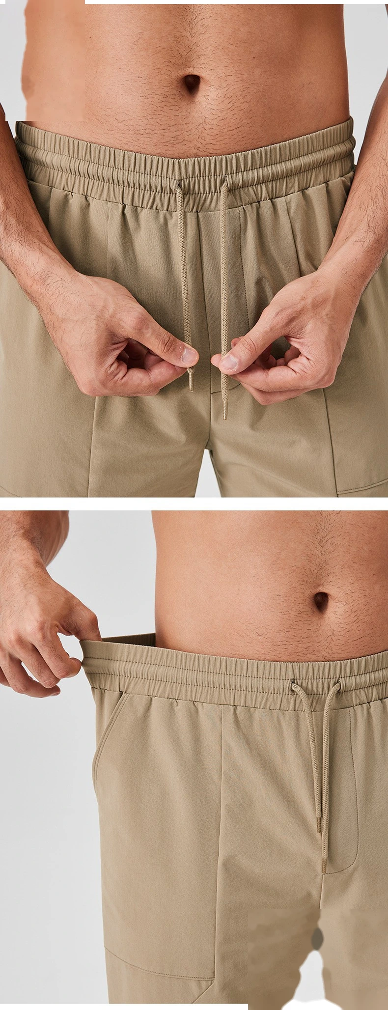 Customized men's outdoor breathable quick-drying loose leisure sports pants hiking hiking pants From China detail