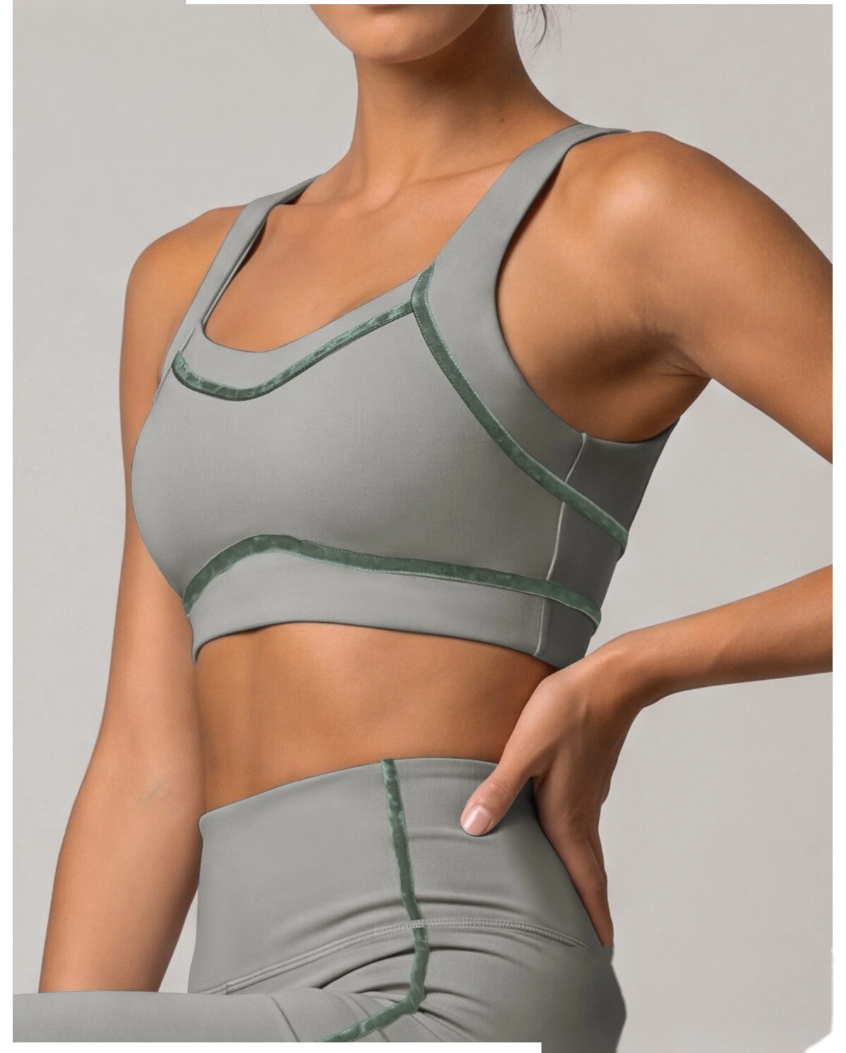 High Elastic Push Up Sports Vest, Shockproof Workout Bra for Yoga Running Daily Outdoor Wear detail