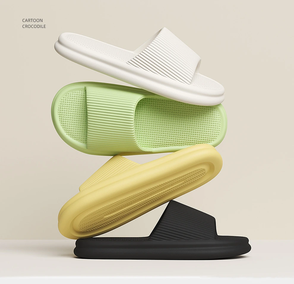 Customized EVA slippers wear home leisure sports non-slip soft-soled sandals and slippers. detail