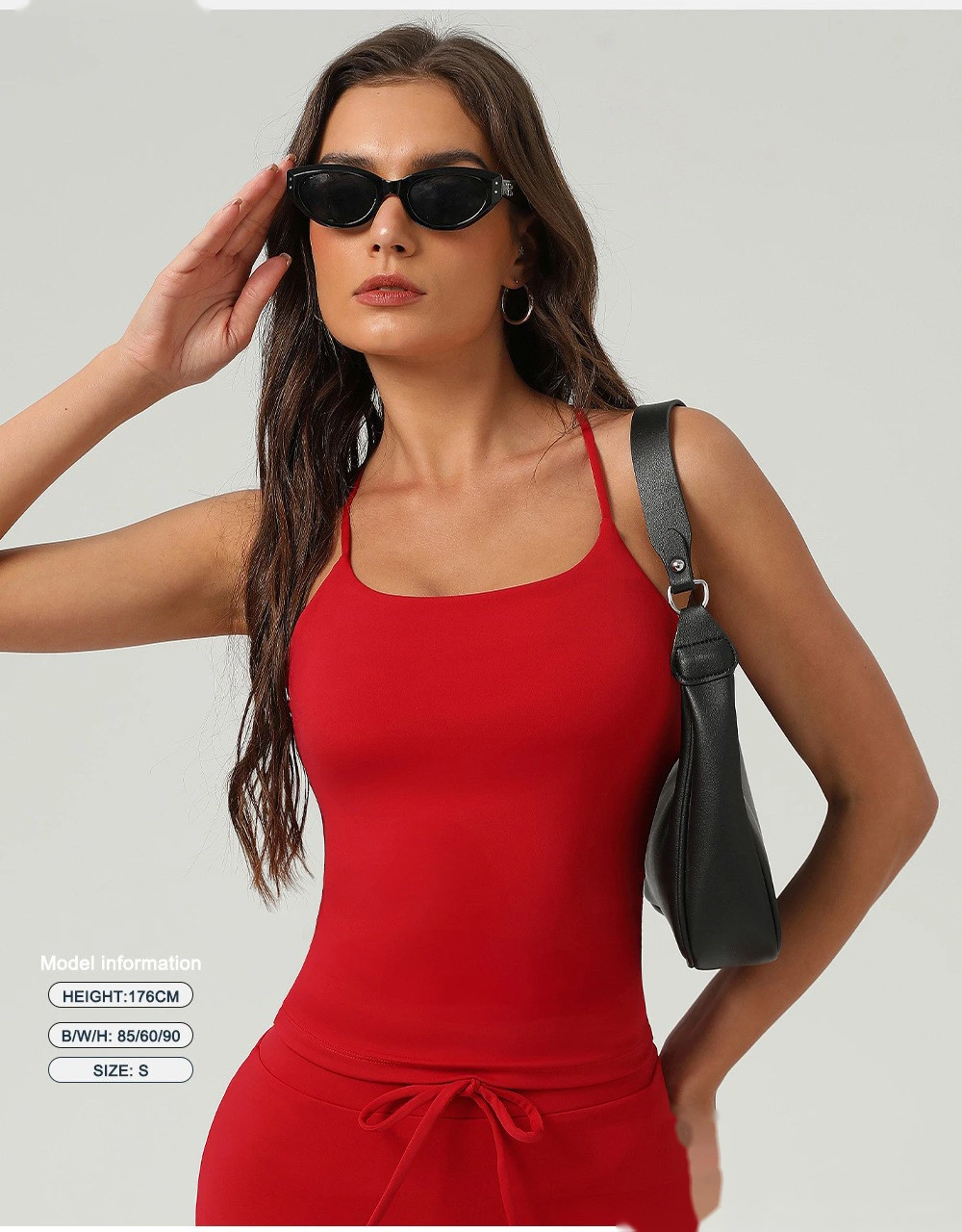 Beautiful back cross yoga jacket vest sports fitness clothes jacket running yoga clothes jacket vest detail