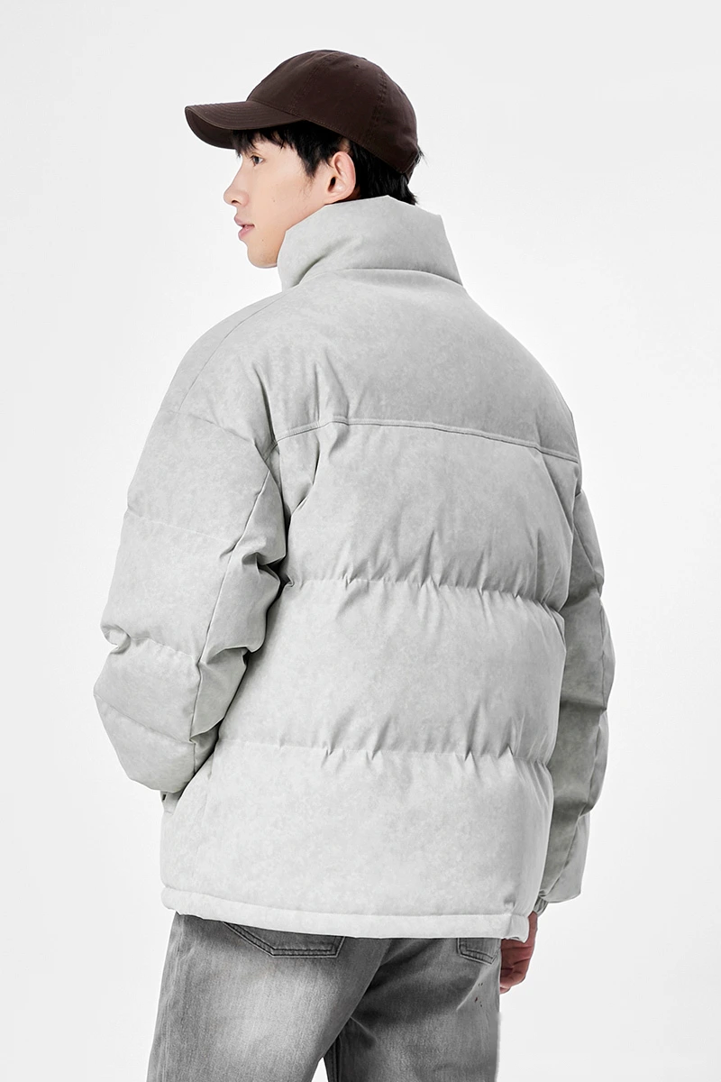 Customize winter men's and women's windproof and warm casual cotton coats and down coats. detail