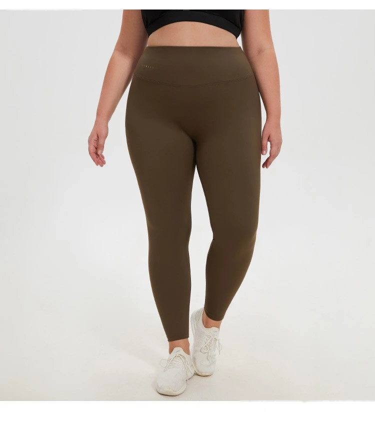 Customized plus-size fitness yoga pants for women running tight yoga pants detail