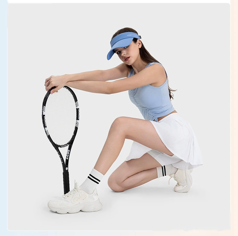 Customized pleated yoga shorts skirt female fake two-piece anti-exposure tennis skirt detail