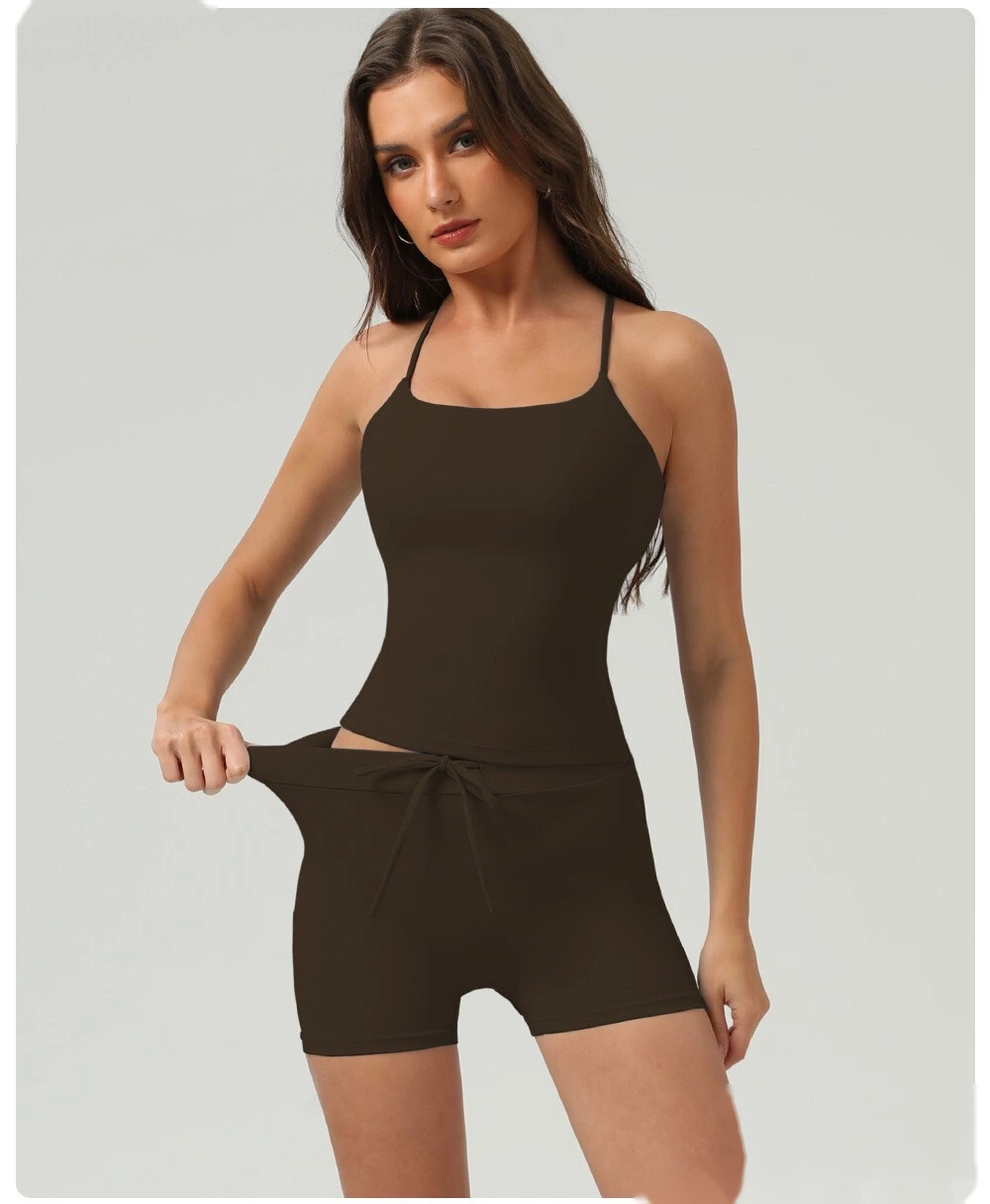 Naked hip yoga shorts high waist abdomen fitness pants female tight sports running shorts. detail