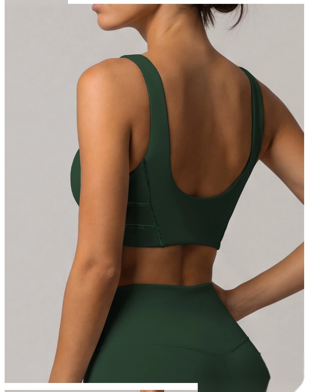 High Elastic Push Up Sports Vest, Shockproof Workout Bra for Yoga Running Daily Outdoor Wear detail