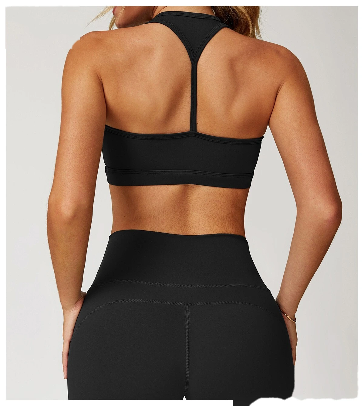 Customized beauty back yoga bra quick-drying sports bra running fitness bra detail