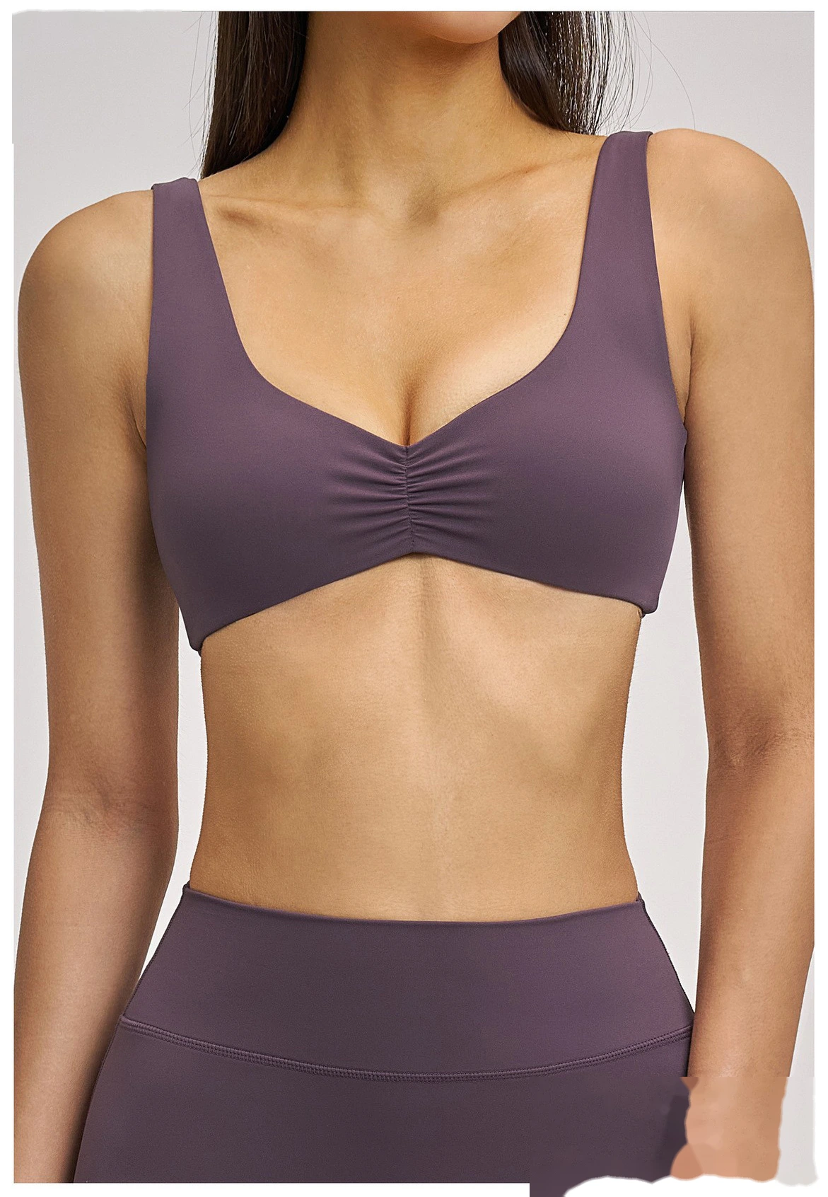 Women’s Custom Sports Bra Sexy Back Yoga Bra Workout Running Fitness Shorts Yoga Set detail