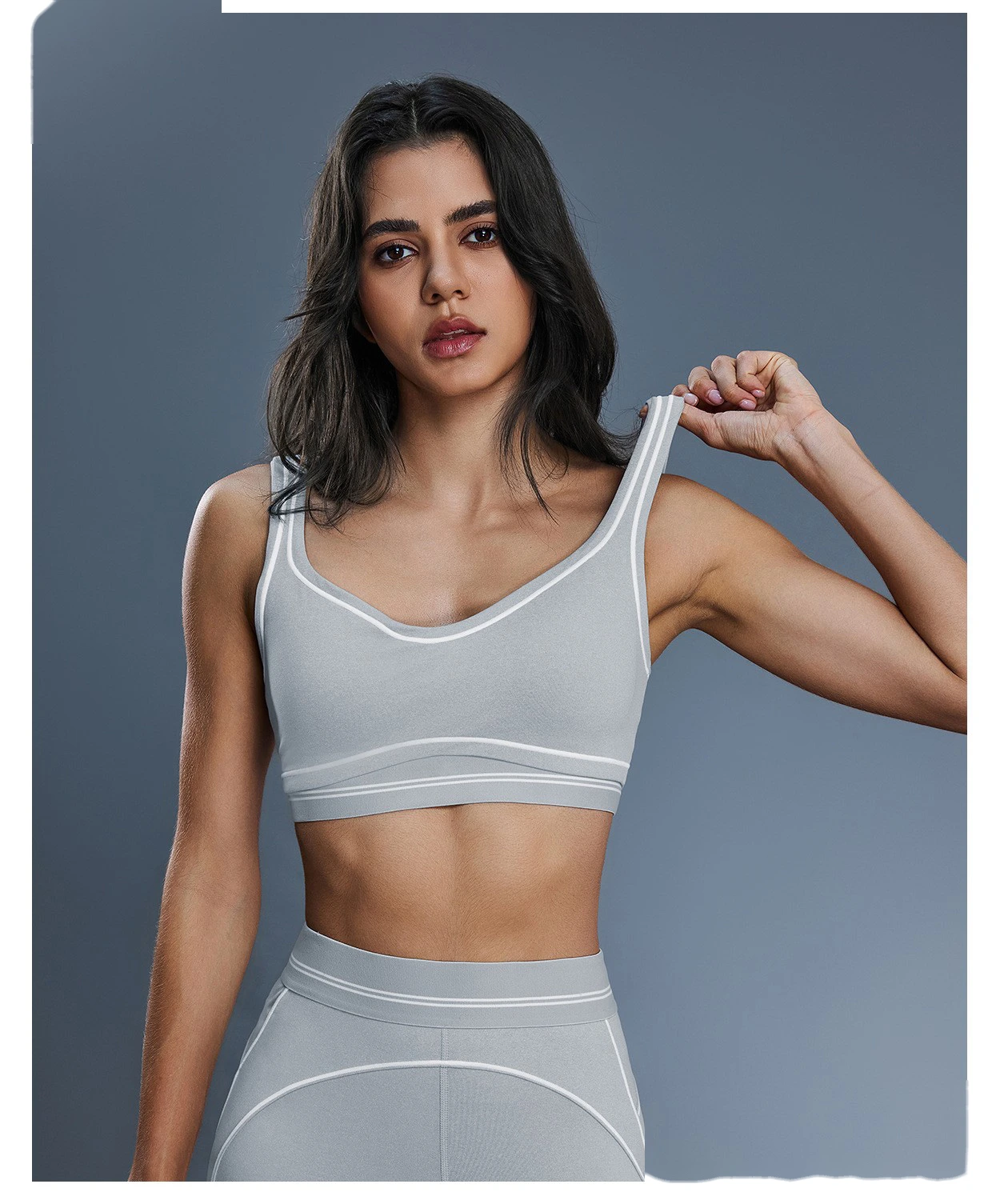 Custom High-Support Sports Bra for Women - Back-Flattering, Skin-Like Softness, Ideal for Fitness & Yoga detail