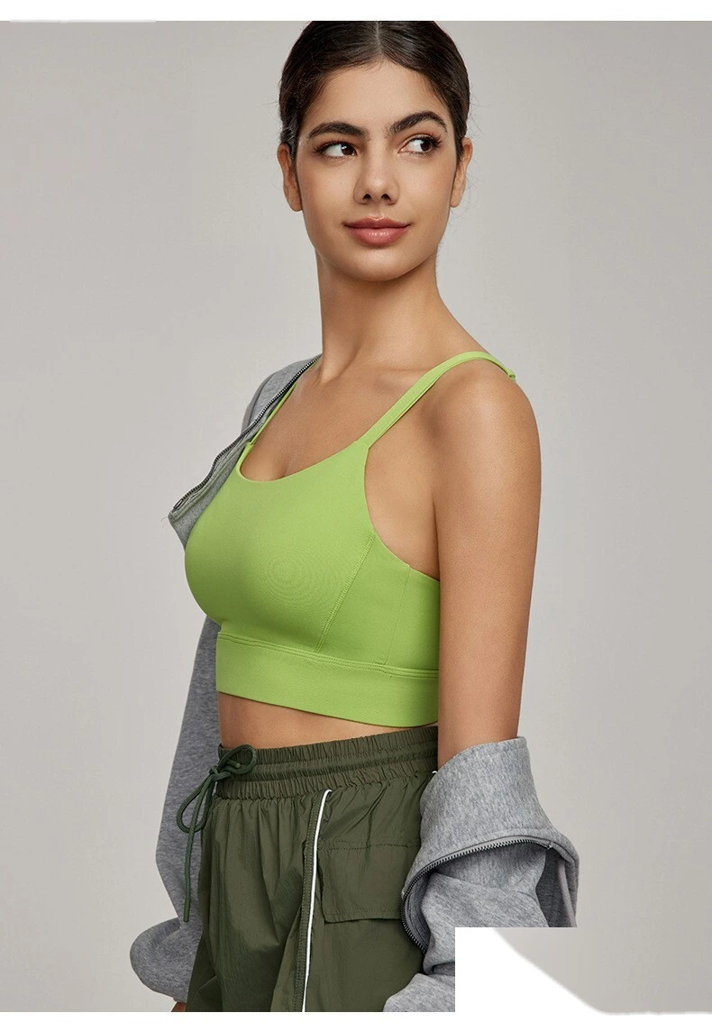 Customized sports bra women's shockproof sexy beauty back breathable fitness yoga bra with chest pad. - allni detail