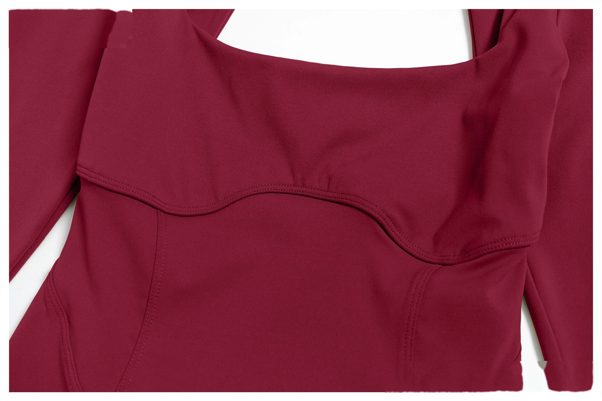 Women's Custom Hollow Out Open Back Tight Fitness Onesie - Long Sleeve Yoga Suit for Outdoor Running & Gym detail