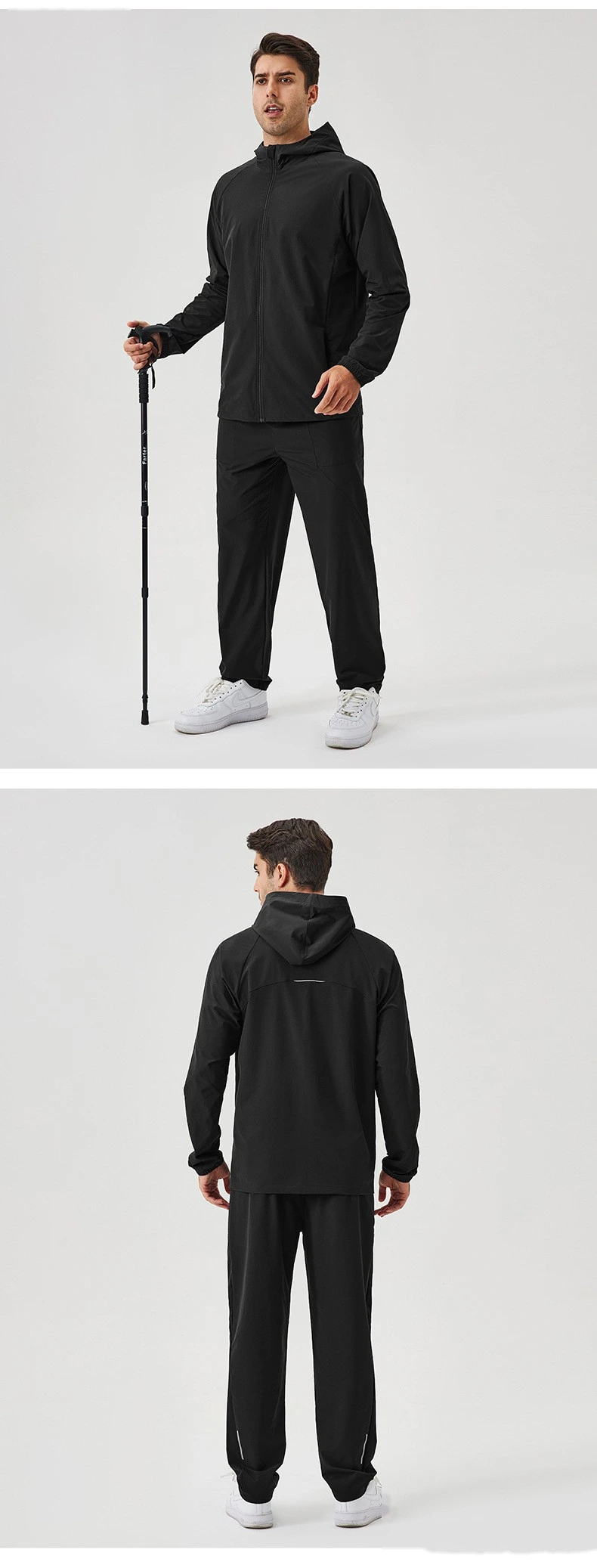 Customized men's outdoor breathable quick-drying loose leisure sports pants hiking hiking pants From China detail
