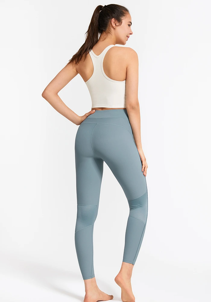 Womens soft tummy control sliming yoga pants high waist leggings detail