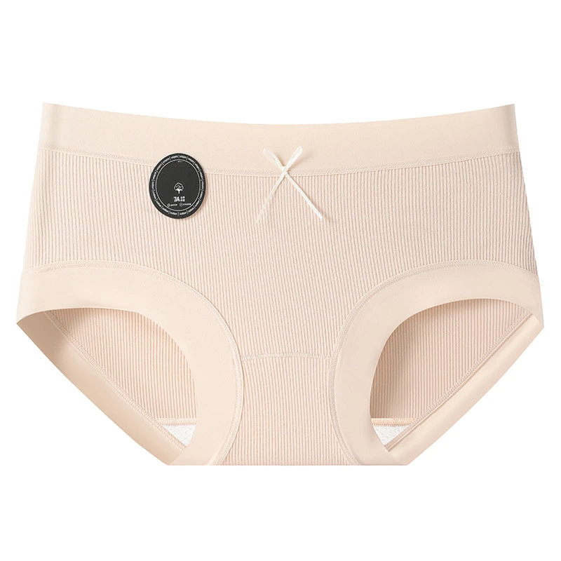 Quality Custom-made ladies underwear antibacterial cotton briefs with inner files. Manufacturer detail