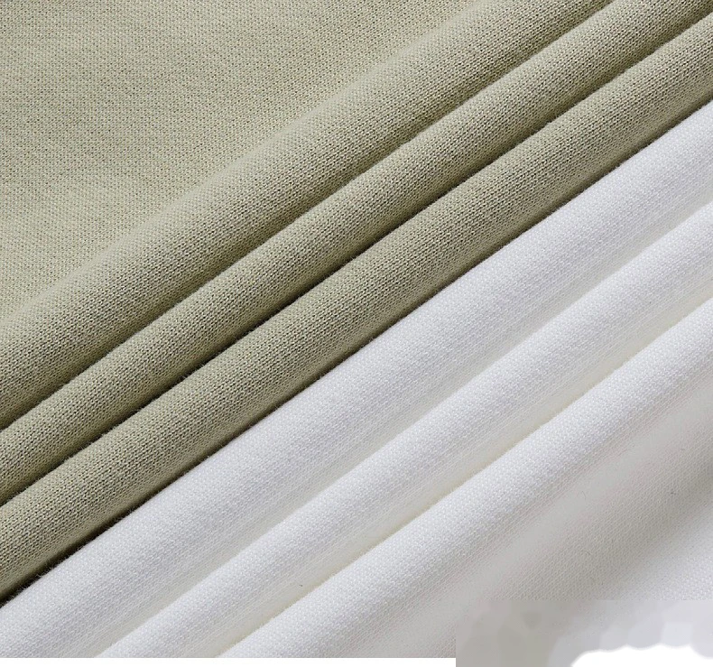 Customized cotton terry two-bar sweatpants for boys and girls children's loose casual pants detail