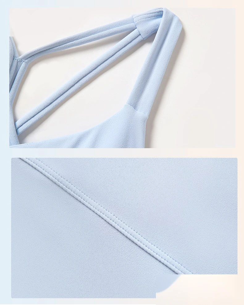 Custom-made sexy suspenders, beautiful suspenders, chest pads, yoga bras, earthquake-proof fitness sports bra detail