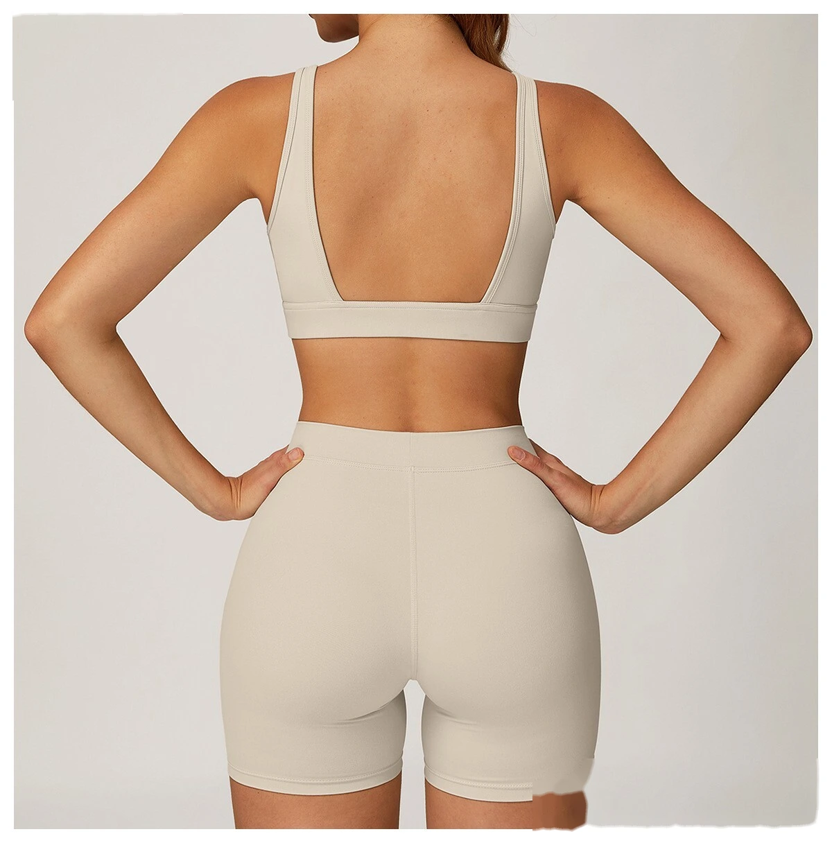 Customized yoga bra generous beauty back quick-drying exercise running fitness underwear. detail